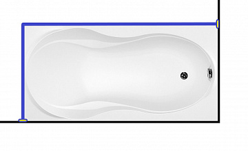 Карниз для ванны Aquanet  GRENADA  180x80